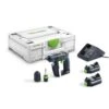 Perceuse-visseuse 10,8V Festool CXS 2,6-PLUS + 2 Batteries 2,6 Ah + Chargeur + Coffret Systainer SYS3 - 576092 1 Perceuse-visseuse 10,8V Festool CXS 2,6-PLUS + 2 Batteries 2,6 Ah + Chargeur + Coffret Systainer SYS3 - 576092 -Promos Outil Boutique AFD 176261
