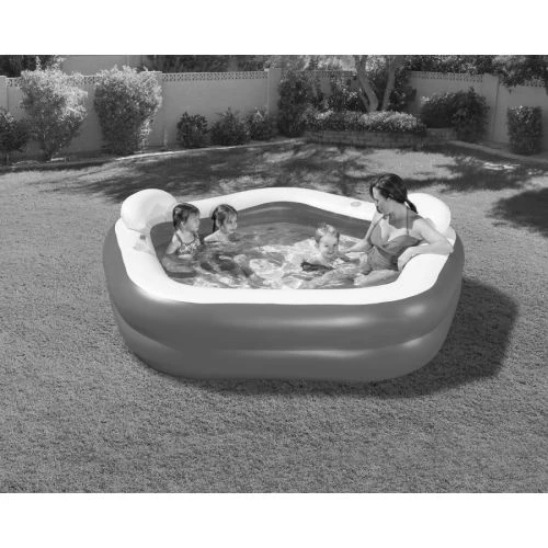 Piscine Gonflable Octogonale Bestway Avec Sièges Et Appuie-têtes 5 Piscine Gonflable Octogonale Bestway Avec Sièges Et Appuie-têtes – Image 3
