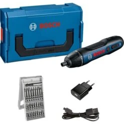 Tournevis 3,6V Bosch GO 2.0 + Coffret 25 Embouts + Coffret L-Boxx - 06019H2101