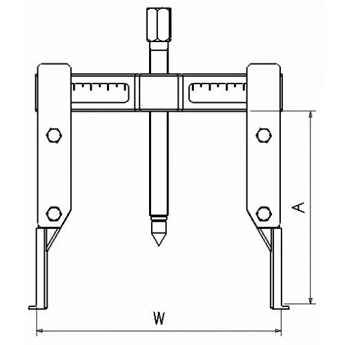 Extracteurs 2 Griffes à Pieds Fins Sam Outillage - EX-320 4 Extracteurs 2 Griffes à Pieds Fins Sam Outillage - EX-320 – Image 2