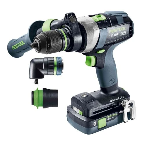 Perceuse-visseuse 18V Festool QUADRIVE + 2 Batteries + Chargeur Rapide + SYS3 - 577243 8 Perceuse-visseuse 18V Festool QUADRIVE + 2 Batteries + Chargeur Rapide + SYS3 - 577243 – Image 6