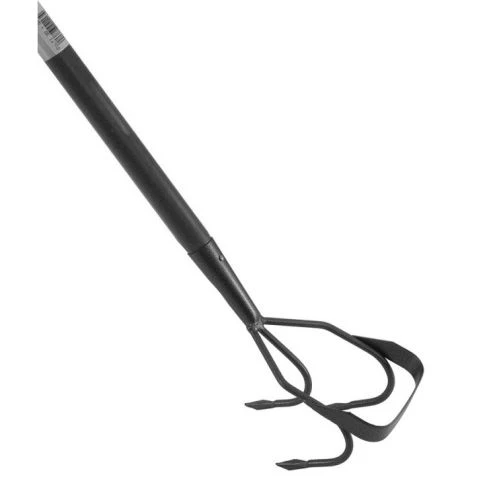 Cultivateur Forgé Avec Grattoir Avec 3 Socs Fixes De 11 Cm En Acier Forgé Mermier Emmanchée Bois Verni - 304113 3 Cultivateur Forgé Avec Grattoir Avec 3 Socs Fixes De 11 Cm En Acier Forgé Mermier Emmanchée Bois Verni - 304113