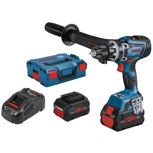 Perceuse-visseuse 18V Bosch Biturbo GSR 18V-150 C + 2 Batteries 5.5 Ah + Chargeur + L-BOXX - 06019J500C 3 Perceuse-visseuse 18V Bosch Biturbo GSR 18V-150 C + 2 Batteries 5.5 Ah + Chargeur + L-BOXX - 06019J500C