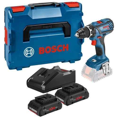 Perceuse-visseuse 18V Bosch GSR 18V-28 + 2 Batteries 4 Ah + Chargeur + Coffret L-Boxx - 06019H410Q 3 Perceuse-visseuse 18V Bosch GSR 18V-28 + 2 Batteries 4 Ah + Chargeur + Coffret L-Boxx - 06019H410Q
