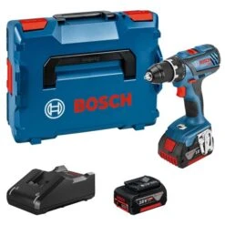 Perceuse-visseuse 18V Bosch GSR 18V-28 + 2 Batteries GBA 4 Ah + L-BOXX - 060186610H