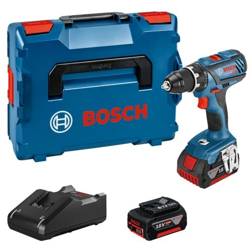 Perceuse-visseuse 18V Bosch GSR 18V-28 + 2 Batteries GBA 4 Ah + L-BOXX - 060186610H 3 Perceuse-visseuse 18V Bosch GSR 18V-28 + 2 Batteries GBA 4 Ah + L-BOXX - 060186610H