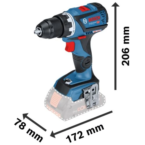 Perceuse-visseuse 18V Bosch GSR 18V-60 C Professional (sans Batterie Ni Chargeur) + Coffret L-Boxx - 06019G1103 4 Perceuse-visseuse 18V Bosch GSR 18V-60 C Professional (sans Batterie Ni Chargeur) + Coffret L-Boxx - 06019G1103 – Image 2