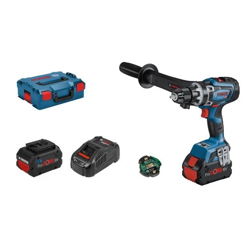 Perceuse Visseuse 18V Bosch GSR18V-150 C Biturbo + 2 Batteries 8.0 Ah + Chargeur + L-BOXX - 06019J5005 3 Perceuse Visseuse 18V Bosch GSR18V-150 C Biturbo + 2 Batteries 8.0 Ah + Chargeur + L-BOXX - 06019J5005