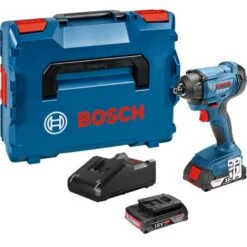 Visseuse Ă Choc 18V Bosch GDR 18V-160 + 2 Batteries GBA 2 Ah + Chargeur + Coffret L-BOXX - 06019G5100