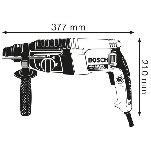 Perforateur SDS+ 830W Bosch GBH 2-26 Professional En Coffret L-BOXX - 06112A3000 6 Perforateur SDS+ 830W Bosch GBH 2-26 Professional En Coffret L-BOXX - 06112A3000 – Image 4