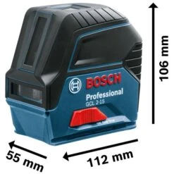 Laser Points Et Lignes 3x1,5V Bosch GCL 2-15 Professional (sans Batterie Ni Chargeur) - 0601066E00 10 Laser Points Et Lignes 3x1,5V Bosch GCL 2-15 Professional (sans Batterie Ni Chargeur) - 0601066E00 -Promos Outil Boutique AFD 185060