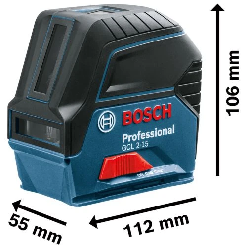 Laser Points Et Lignes 3x1,5V Bosch GCL 2-15 Professional (sans Batterie Ni Chargeur) - 0601066E00 5 Laser Points Et Lignes 3x1,5V Bosch GCL 2-15 Professional (sans Batterie Ni Chargeur) - 0601066E00 – Image 3