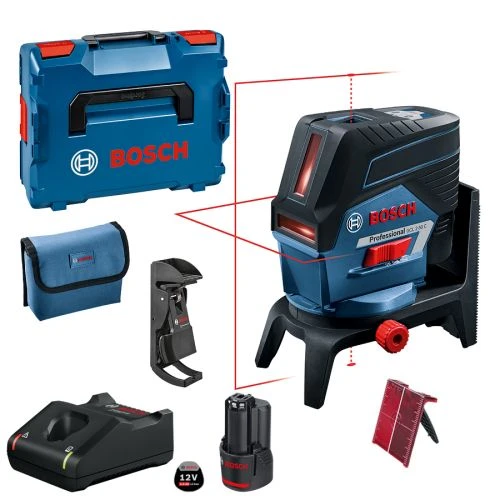 Laser Points Et Lignes 12V Bosch GCL 2-50 C + Batterie GBA 2.0 Ah + Chargeur + L-BOXX - 0601066G03 3 Laser Points Et Lignes 12V Bosch GCL 2-50 C + Batterie GBA 2.0 Ah + Chargeur + L-BOXX - 0601066G03