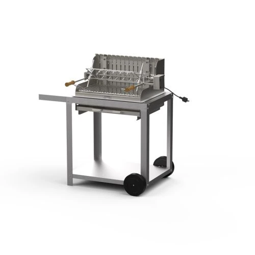 Barbecue MENDY Lemarquier 54 X 32 Inox + Chariot - BCM54IV2 3 Barbecue MENDY Lemarquier 54 X 32 Inox + Chariot - BCM54IV2