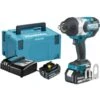 Boulonneuse à Chocs 18V Makita DTW1001RTJ + 2 Batteries 5 Ah + Chargeur + Coffret MAKPAC -Promos Outil Boutique AFD 187204