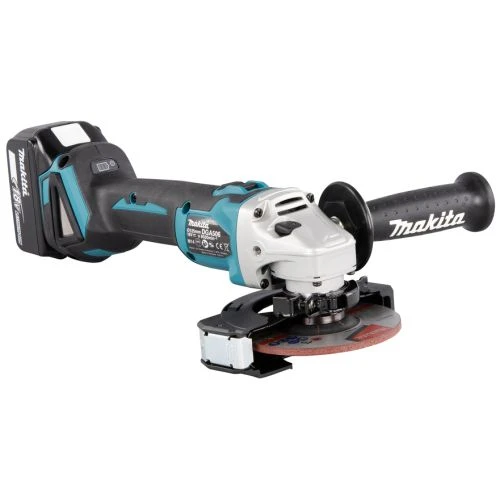 Meuleuse 18 V Makita DGA506RTJ + 2 Batteries Li-ion 5 Ah BL1850 + Chargeur DC18RC + Coffret 3 MAKPAC 4 Meuleuse 18 V Makita DGA506RTJ + 2 Batteries Li-ion 5 Ah BL1850 + Chargeur DC18RC + Coffret 3 MAKPAC – Image 2