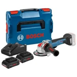 Meuleuse Angulaire 18V Avec X-Lock Bosch GWX 18V-10 PC Professional + 2 Batteries Procore 4Ah + Chargeur + L-Boxx - 06017B070Q
