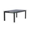 Table De Jardin MIAMI DCB Garden Alu Avec Rallonge Auto Gris Anthracite - ALU-MIAMI-TBALU