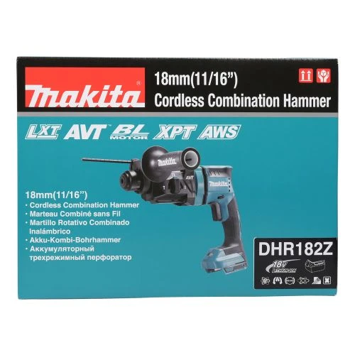 Perfo-burineur SDS+ 18V Makita DHR182Z (sans Batterie Ni Chargeur) 5 Perfo-burineur SDS+ 18V Makita DHR182Z (sans Batterie Ni Chargeur) – Image 3
