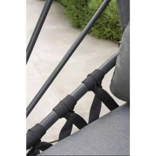 Balancelle De Jardin LACANAU DCB Garden Avec Coussins Gris Anthracite - LACANAU-CL 5 Balancelle De Jardin LACANAU DCB Garden Avec Coussins Gris Anthracite - LACANAU-CL – Image 3
