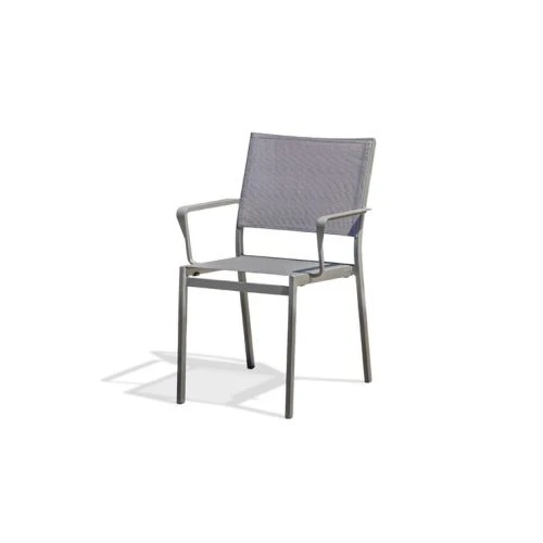 Fauteuil De Jardin Empilable STOCKHOLM DCB Garden Gris Anthracite - STOCKHOLM-FT 3 Fauteuil De Jardin Empilable STOCKHOLM DCB Garden Gris Anthracite - STOCKHOLM-FT