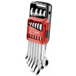 Jeu De 10 Clés Mixtes à Cliquet Métriques Facom - 467BR.JP10PB