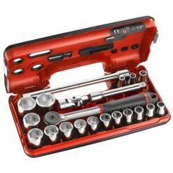 Coffret Douilles 1/2'' 6 Pans Métriques - 21 Pièces Facom - S.161DBOX1PB