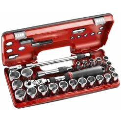 Coffret DBOX Cliquet Extensible 1/2'' - Douilles 1/2'' 6 Pans Métriques Facom - SXL.DBOX3PB