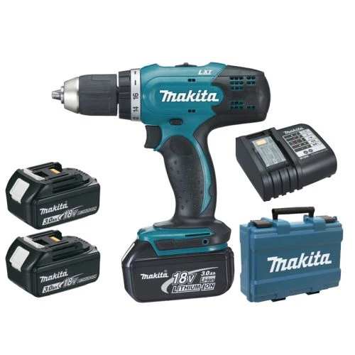 Perceuse Visseuse 18V Makita DDF453SFE3 + 3 Batteries 3 Ah + Chargeur 3 Perceuse Visseuse 18V Makita DDF453SFE3 + 3 Batteries 3 Ah + Chargeur