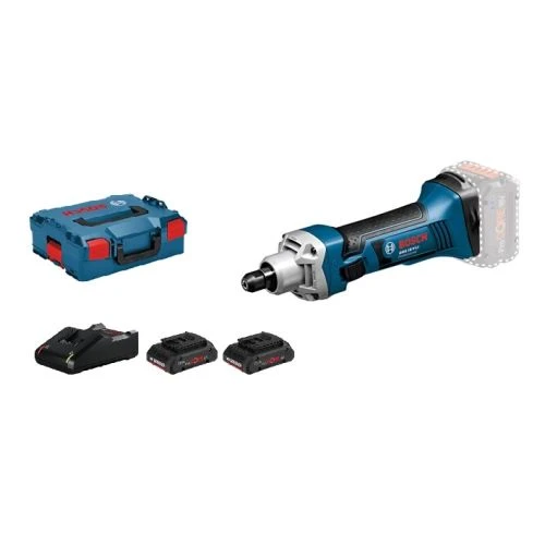 Meuleuse Droite 18V Bosch GGS 18 V-LI Professional + 2 Batteries Procore 4Ah + Chargeur + Coffet L-Boxx - 06019B530Q 3 Meuleuse Droite 18V Bosch GGS 18 V-LI Professional + 2 Batteries Procore 4Ah + Chargeur + Coffet L-Boxx - 06019B530Q