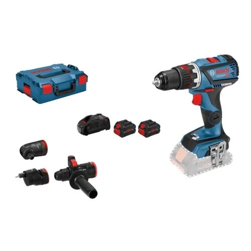 Perceuse-visseuse 18V Bosch GSR 18V-60 FC + 2 Batteries ProCore 8Ah + Chargeur En Coffret L-Boxx - 06019G710H 3 Perceuse-visseuse 18V Bosch GSR 18V-60 FC + 2 Batteries ProCore 8Ah + Chargeur En Coffret L-Boxx - 06019G710H
