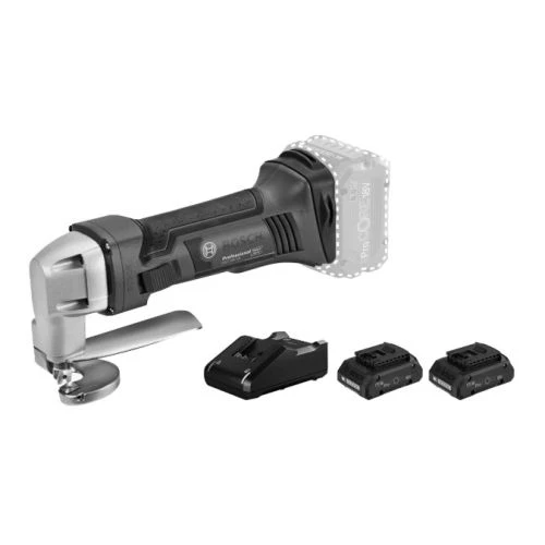 Cisaille à Tôle Bosch GSC 18V-16 18 V + 2 Batteries Procore 4.0Ah + Chargeur 3 Cisaille à Tôle Bosch GSC 18V-16 18 V + 2 Batteries Procore 4.0Ah + Chargeur