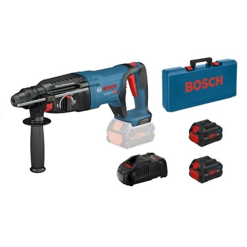 Perforateur SDS+ 18V Bosch GBH 18V-26 D + 2 Batteries Procore 8Ah + Chargeur En Coffret - 061191600H 3 Perforateur SDS+ 18V Bosch GBH 18V-26 D + 2 Batteries Procore 8Ah + Chargeur En Coffret - 061191600H