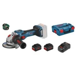 Meuleuse Angulaire 18 V Bosch Biturbo GWS 18V-15 SC + 2 Batteries Procore 8Ah + Chargeur + L-Boxx - 06019H6101