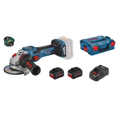 Meuleuse Angulaire 18 V Bosch Biturbo GWS 18V-15 SC + 2 Batteries Procore 8Ah + Chargeur + L-Boxx - 06019H6101 3 Meuleuse Angulaire 18 V Bosch Biturbo GWS 18V-15 SC + 2 Batteries Procore 8Ah + Chargeur + L-Boxx - 06019H6101
