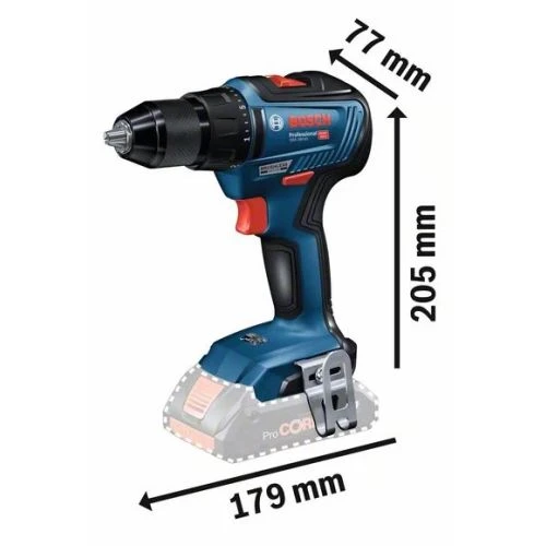 Perceuse-visseuse 18V Bosch GSR 18V-55 (sans Batterie Ni Chargeur) + Coffret L-Boxx - 06019H5203 6 Perceuse-visseuse 18V Bosch GSR 18V-55 (sans Batterie Ni Chargeur) + Coffret L-Boxx - 06019H5203 – Image 4