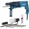 Perfo-burineur SDS-Plus 800W Makita HR2630TX4 + Accessoires 2 Perfo-burineur SDS-Plus 800W Makita HR2630TX4 + Accessoires -Promos Outil Boutique AFD 85408