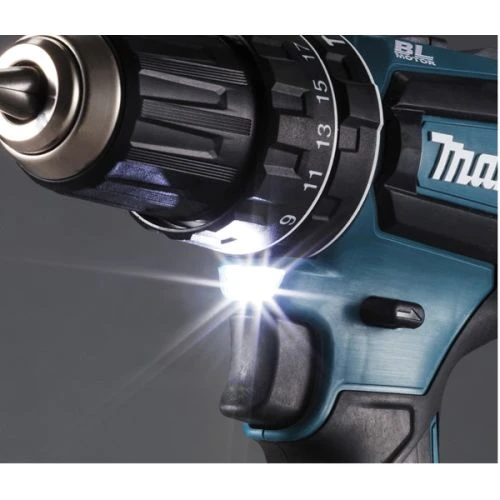 Perceuse-visseuse à Percussion 18V Makita DHP485RTJ + 2 Batteries 5 Ah + Chargeur 4 Perceuse-visseuse à Percussion 18V Makita DHP485RTJ + 2 Batteries 5 Ah + Chargeur – Image 2