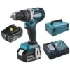 Perceuse Visseuse à Percussion 18V Makita DHP484RTJ + 2 Batteries 5 Ah + Chargeur + Makpac 1 Perceuse Visseuse à Percussion 18V Makita DHP484RTJ + 2 Batteries 5 Ah + Chargeur + Makpac -Promos Outil Boutique AFD 85718