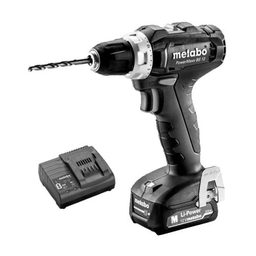 Perceuse-visseuse Sans-fil Metabo Powermaxx BS 12 + Batterie 12 V 2 Ah + Chargeur SC 30 3 Perceuse-visseuse Sans-fil Metabo Powermaxx BS 12 + Batterie 12 V 2 Ah + Chargeur SC 30