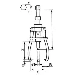 Extracteurs 3 Griffes à Vis à Pas Différentiel Sam Outillage - 485-1J3 6 Extracteurs 3 Griffes à Vis à Pas Différentiel Sam Outillage - 485-1J3 -Promos Outil Boutique AFD 89444