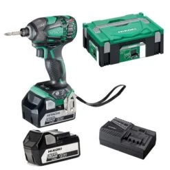 Visseuse Ă Choc 18V Hikoki WH18DBDL2WPZ + 2 Batteries 5 Ah + Chargeur + Coffret HITCASE II