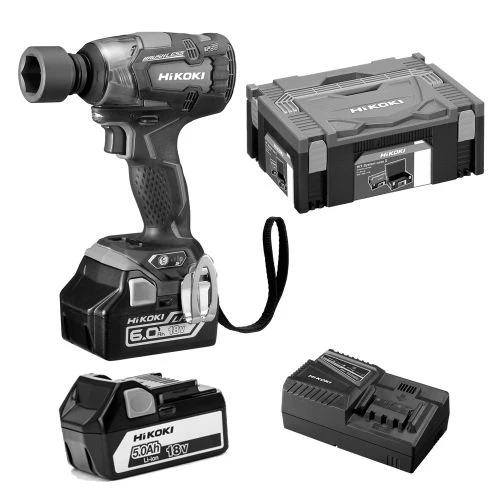 Boulonneuse 18V Hikoki WR18DBDL2WPZ + Batterie 5 Ah + Chargeur + Coffret HSC II - WR 18DBDL2WPZ 3 Boulonneuse 18V Hikoki WR18DBDL2WPZ + Batterie 5 Ah + Chargeur + Coffret HSC II - WR 18DBDL2WPZ