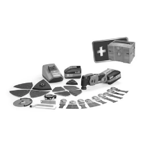 Scie Oscillante Sans-fil Fein SuperCut AFSC 18 QSL 18 V + 2 Batteries 5 Ah + Chargeur + Coffrets 3 Scie Oscillante Sans-fil Fein SuperCut AFSC 18 QSL 18 V + 2 Batteries 5 Ah + Chargeur + Coffrets