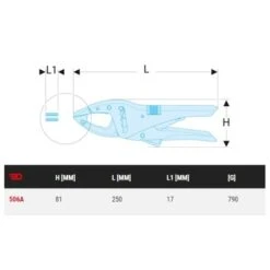 Pince-étau Facom à Bout De Bec Articulé - 506APB 7 Pince-étau Facom à Bout De Bec Articulé - 506APB -Promos Outil Boutique AFD 98702