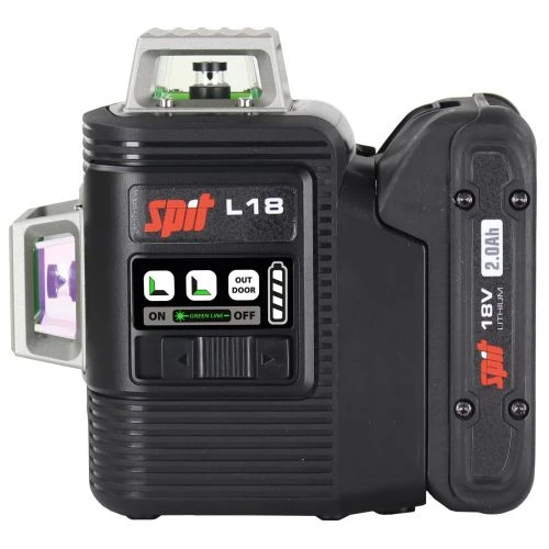 Laser Vert 18V Spit L18 3D 360° (sans Batterie Ni Chargeur) + Trépied + Coffret KEYBOX - 054558 7 Laser Vert 18V Spit L18 3D 360° (sans Batterie Ni Chargeur) + Trépied + Coffret KEYBOX - 054558 – Image 5